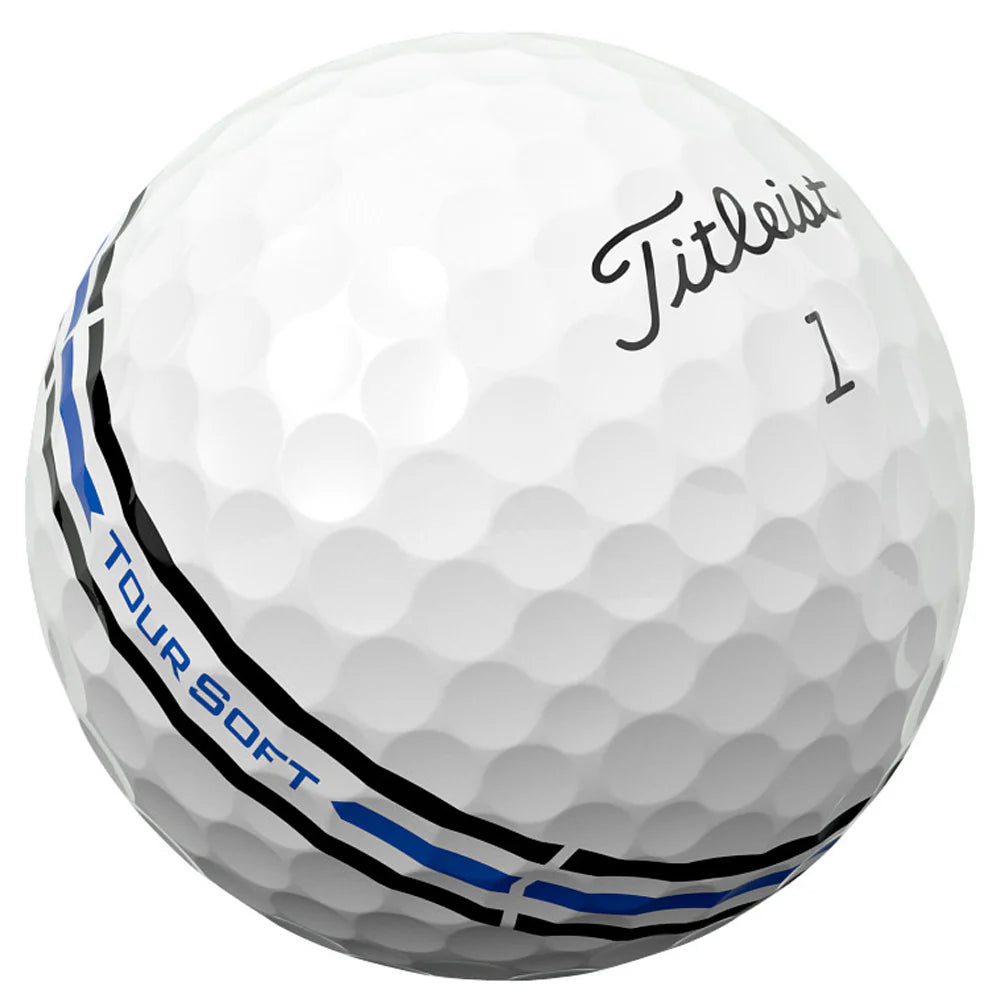 TITLEIST Tour Soft Aim 360 Golf Balls - White - 12 Balls