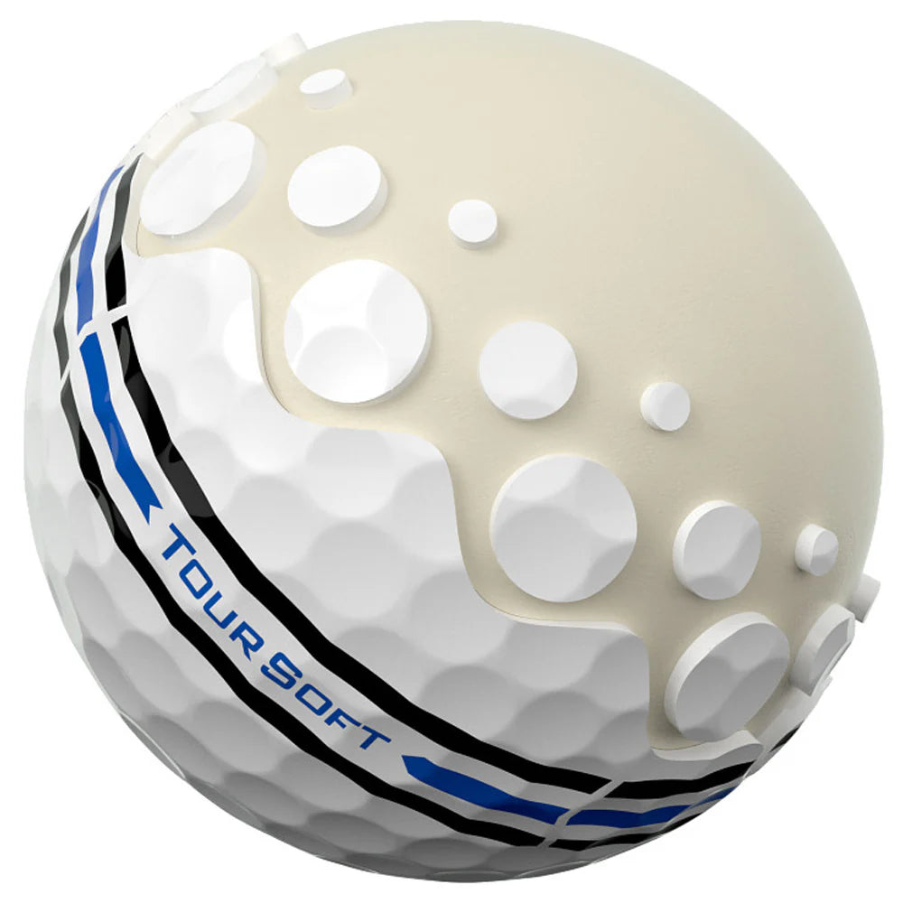 TITLEIST Tour Soft Aim 360 Golf Balls - White - 12 Balls