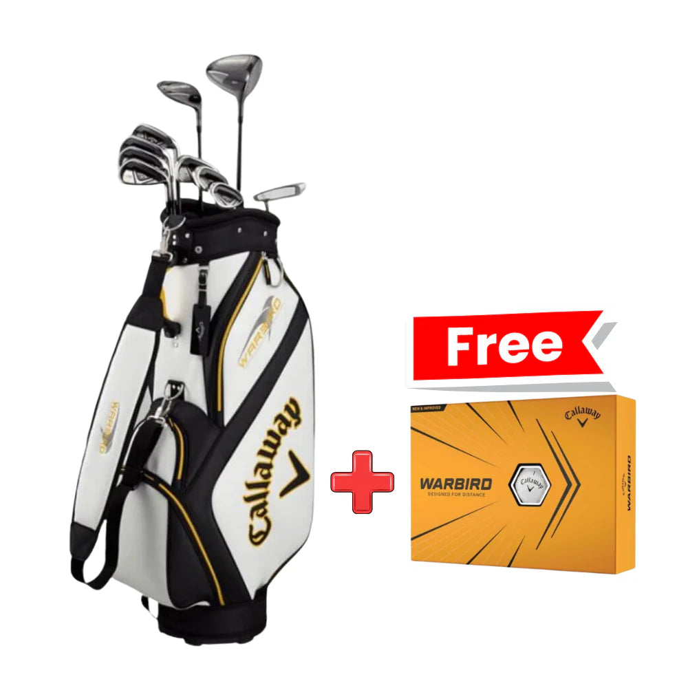CALLAWAY Warbird Graphite Golf Set - Right Hand - Regular Flex - 11 Clubs + Bag