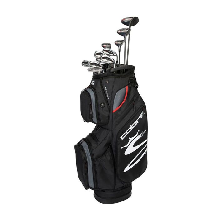 COBRA Men's Air-X Steel Golf Set - Right Hand - Regular Flex - 12 Clubs + Bag