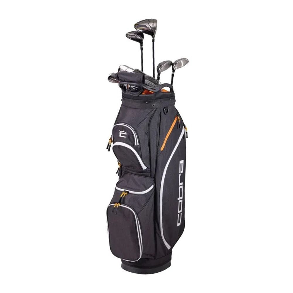 COBRA Men's Fly-XL Steel Golf Set - Right Hand - Regular Flex - 10 Clubs + Bag