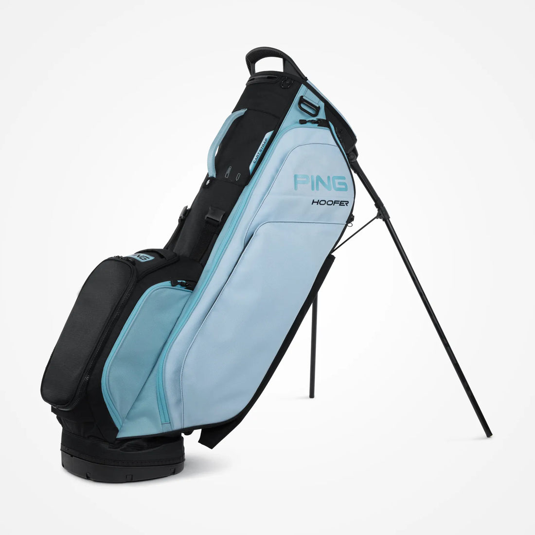 PING Hoofer Stand Bag - Black/Crystal/Milky Blue