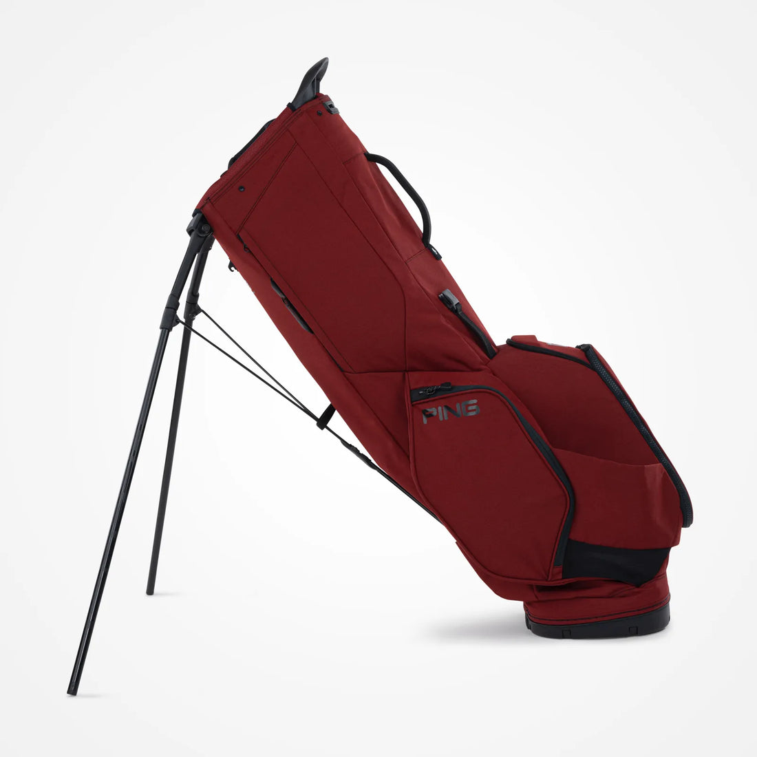 PING Hoofer Stand Bag - Deep Red