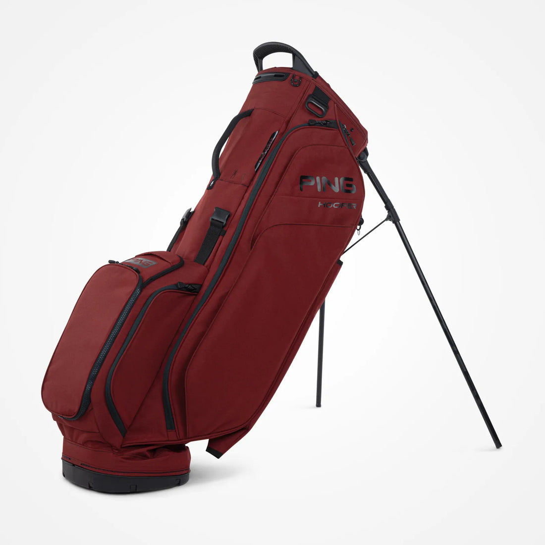 PING Hoofer Stand Bag - Deep Red