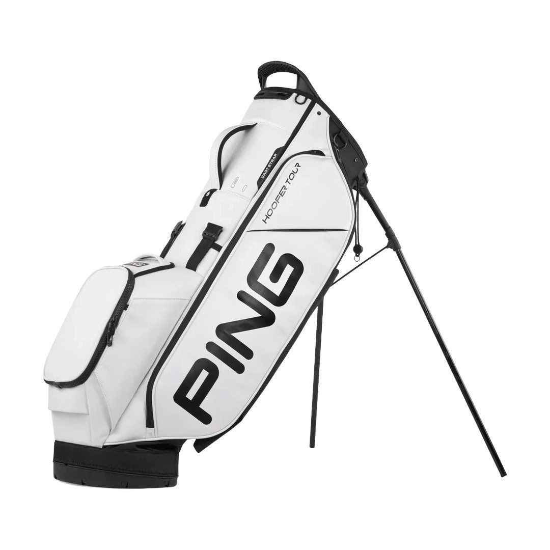 PING Hoofer Tour Stand Bag - White/Black