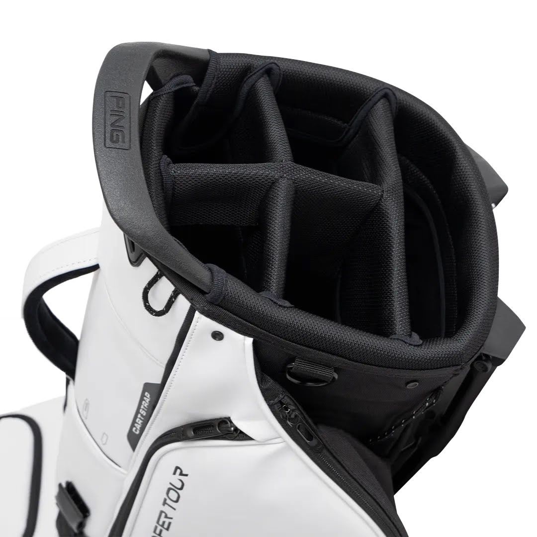 PING Hoofer Tour Stand Bag - White/Black