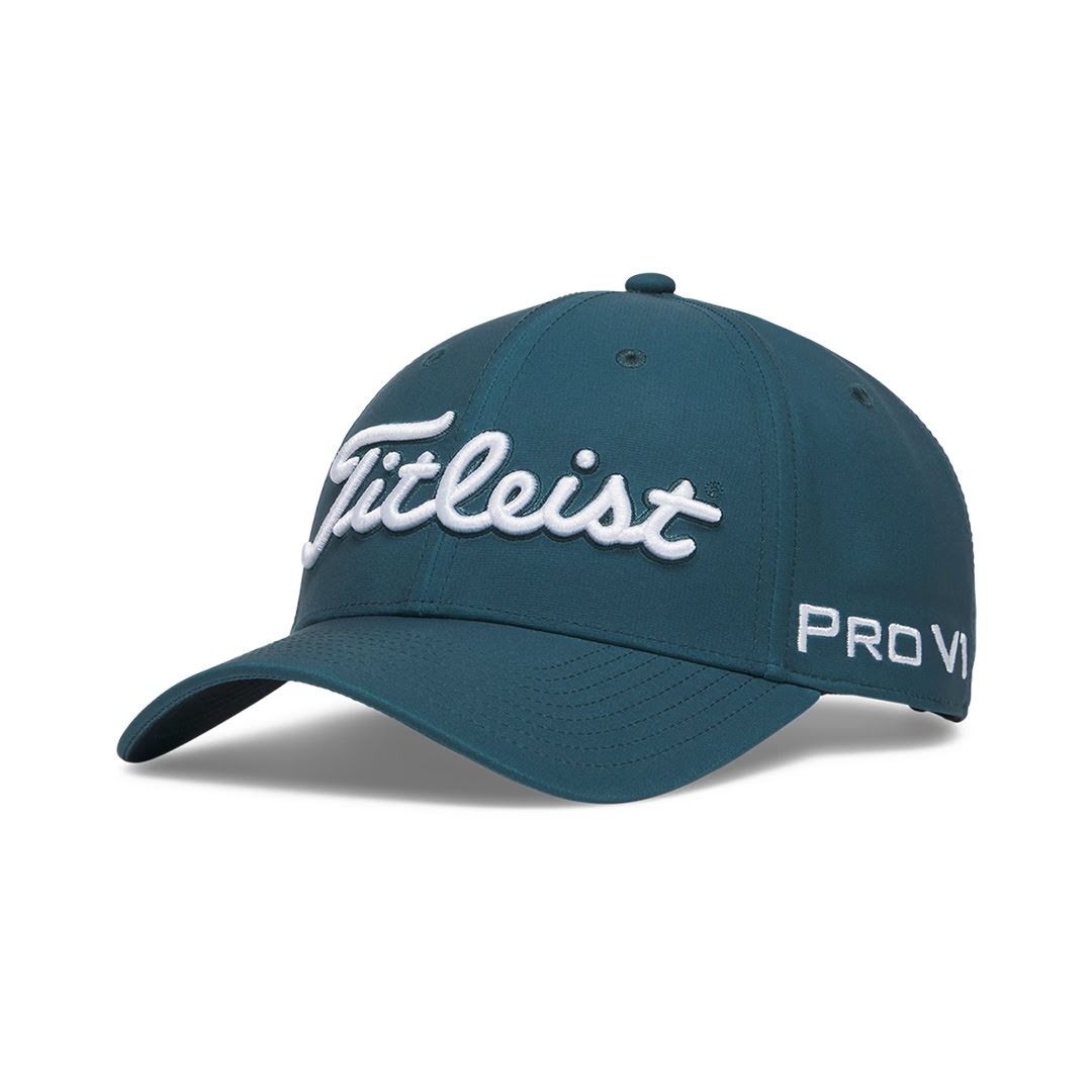 TITLEIST Men's Tour Performance Adjustable Golf Cap - Monterey/White