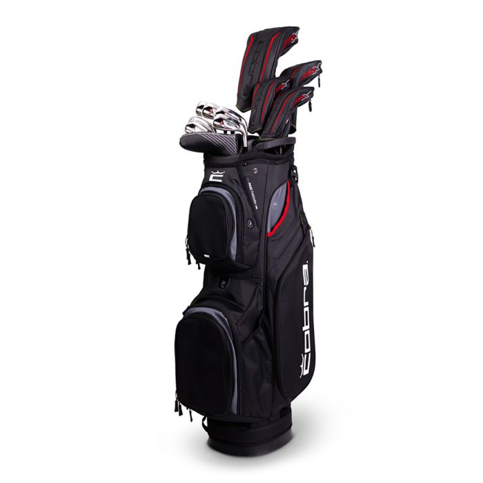 COBRA Men's Air-X2 Graphite Golf Set - Right Hand - Regular Flex - 11 Clubs + Bag