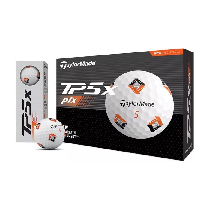 TAYLORMADE TP5x Pix 3.0 Golf Balls - White