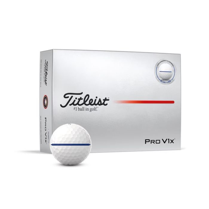 TITLEIST Pro V1x Performance Alignment Golf Balls - Blue Line