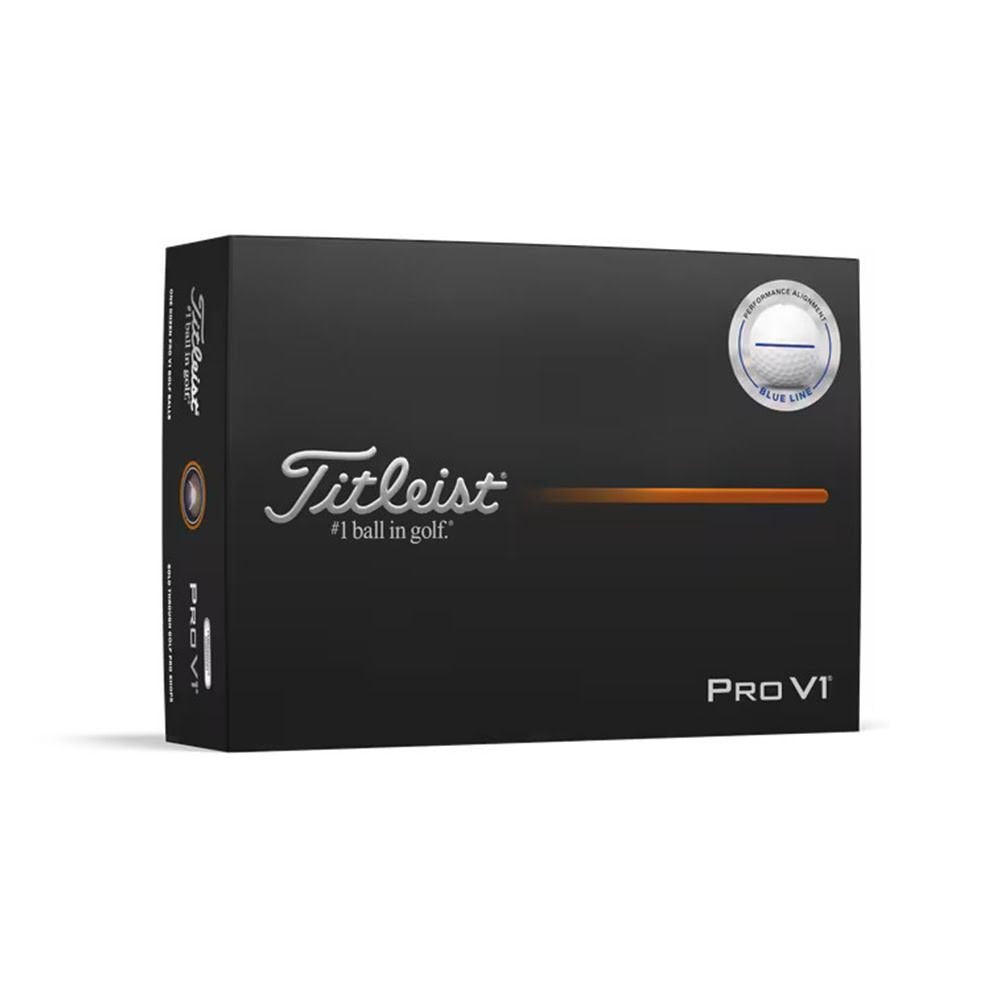 TITLEIST Pro V1 Performance Alignment Golf Balls - Blue Line