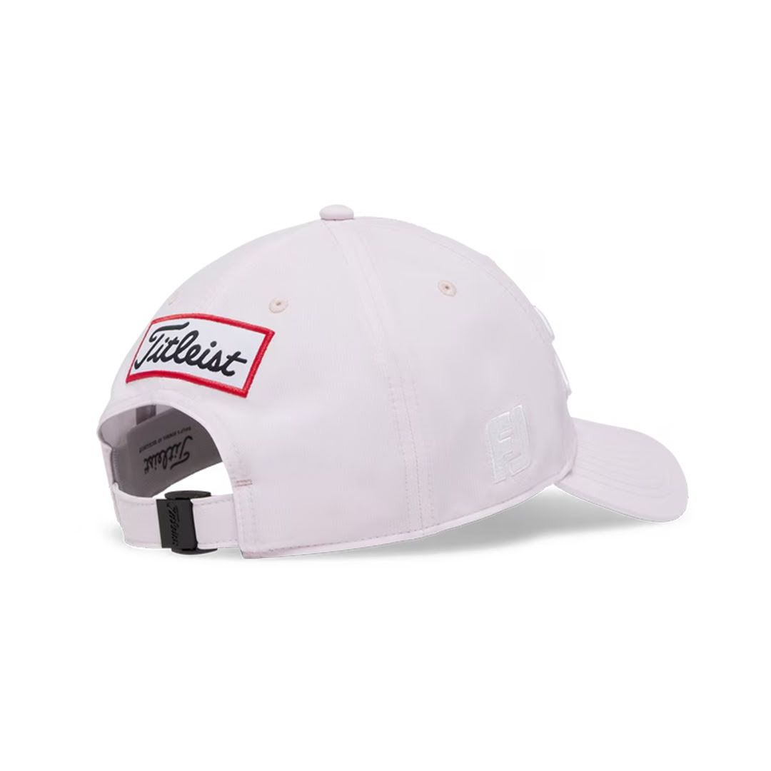 Titleist Men's Tour Performance Adjustable Golf Cap - Pink/White