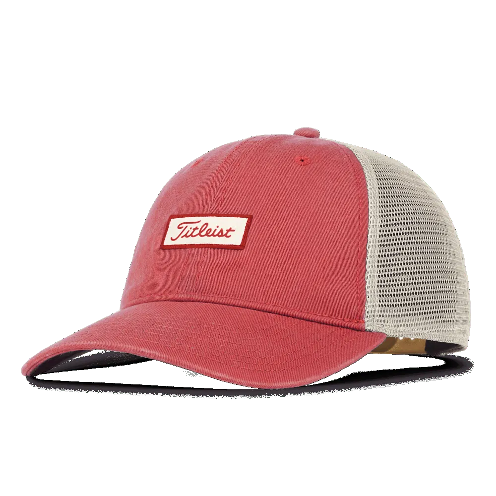TITLEIST Charleston Mesh Cap - Red/Bone