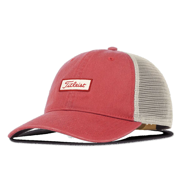TITLEIST Charleston Mesh Cap - Red/Bone