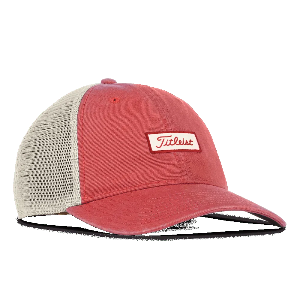 TITLEIST Charleston Mesh Cap - Red/Bone