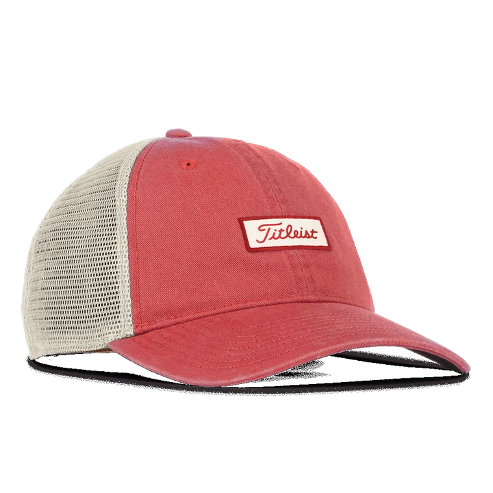 TITLEIST Charleston Mesh Cap - Red/Bone