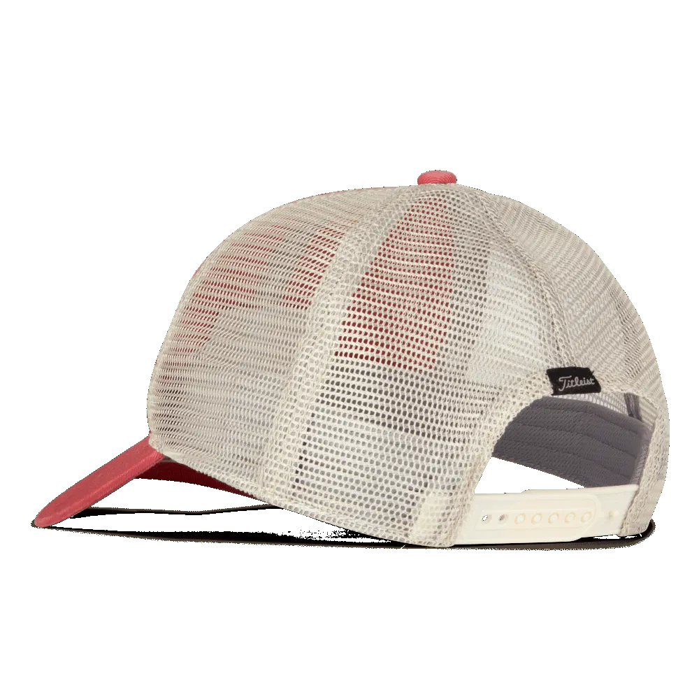 TITLEIST Charleston Mesh Cap - Red/Bone