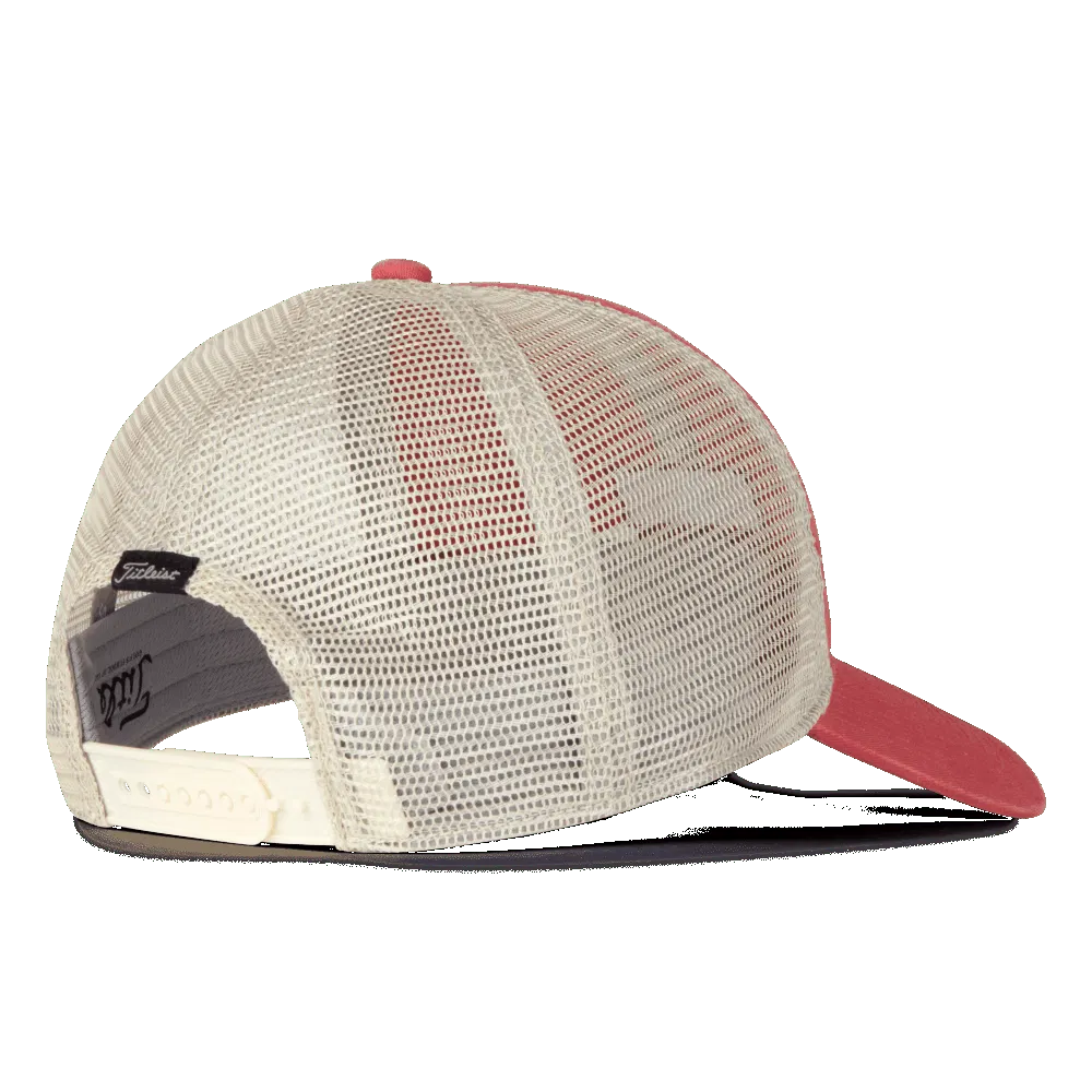 TITLEIST Charleston Mesh Cap - Red/Bone