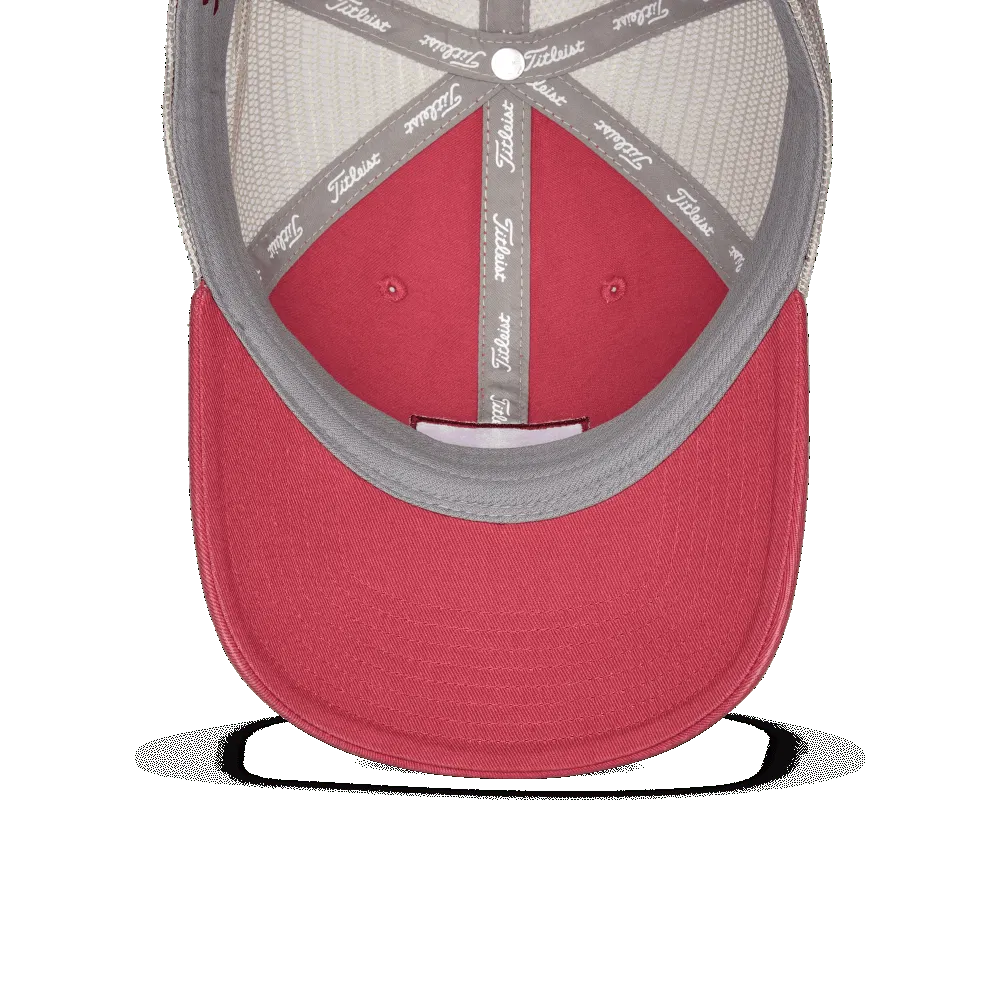 TITLEIST Charleston Mesh Cap - Red/Bone