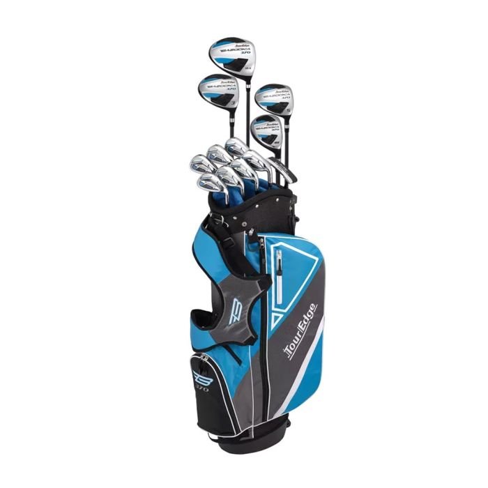 TOUR EDGE Bazooka 370 Graphite Golf Set - Right Hand - Senior Flex - 12 Clubs + Bag